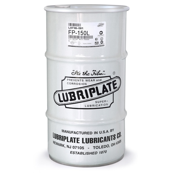 Lubriplate Fp-150-L Oil, 1/4 Drum, H-1/Food Grade, Iso-100 Fluid For Bearings And Chains L0736-061 - main